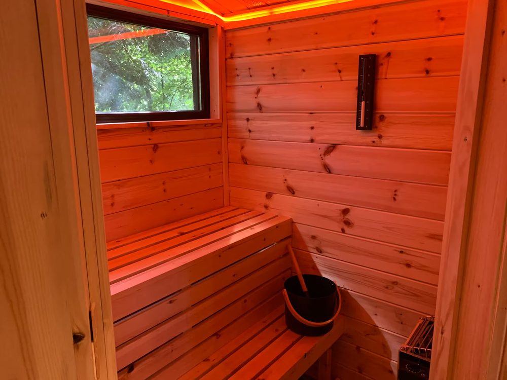 Sauna interior